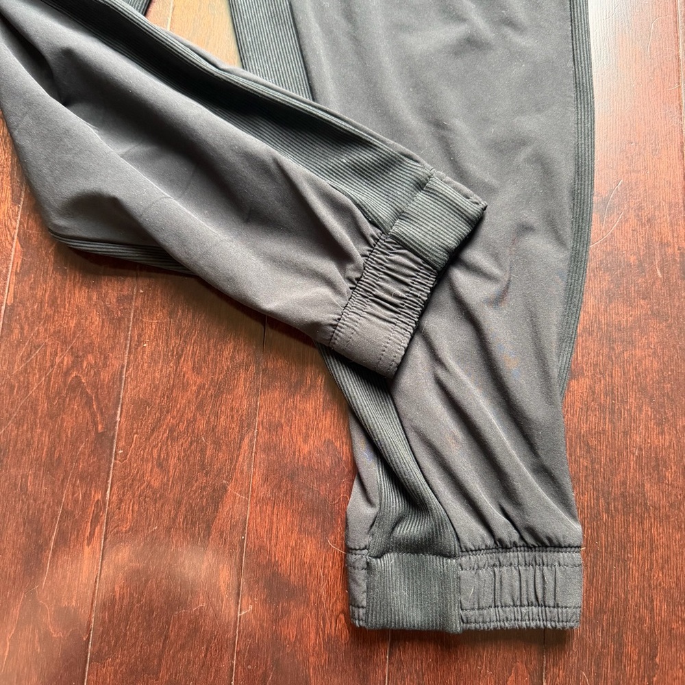 Athleta Brooklyn Jogger Pants Women Size 2 Black Stretch Zip Pocket Gym Active - Picture 4 of 9